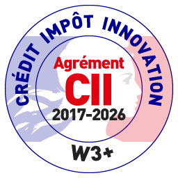 Logo CII (crédit impôt innovation) 2017-2026 W3+